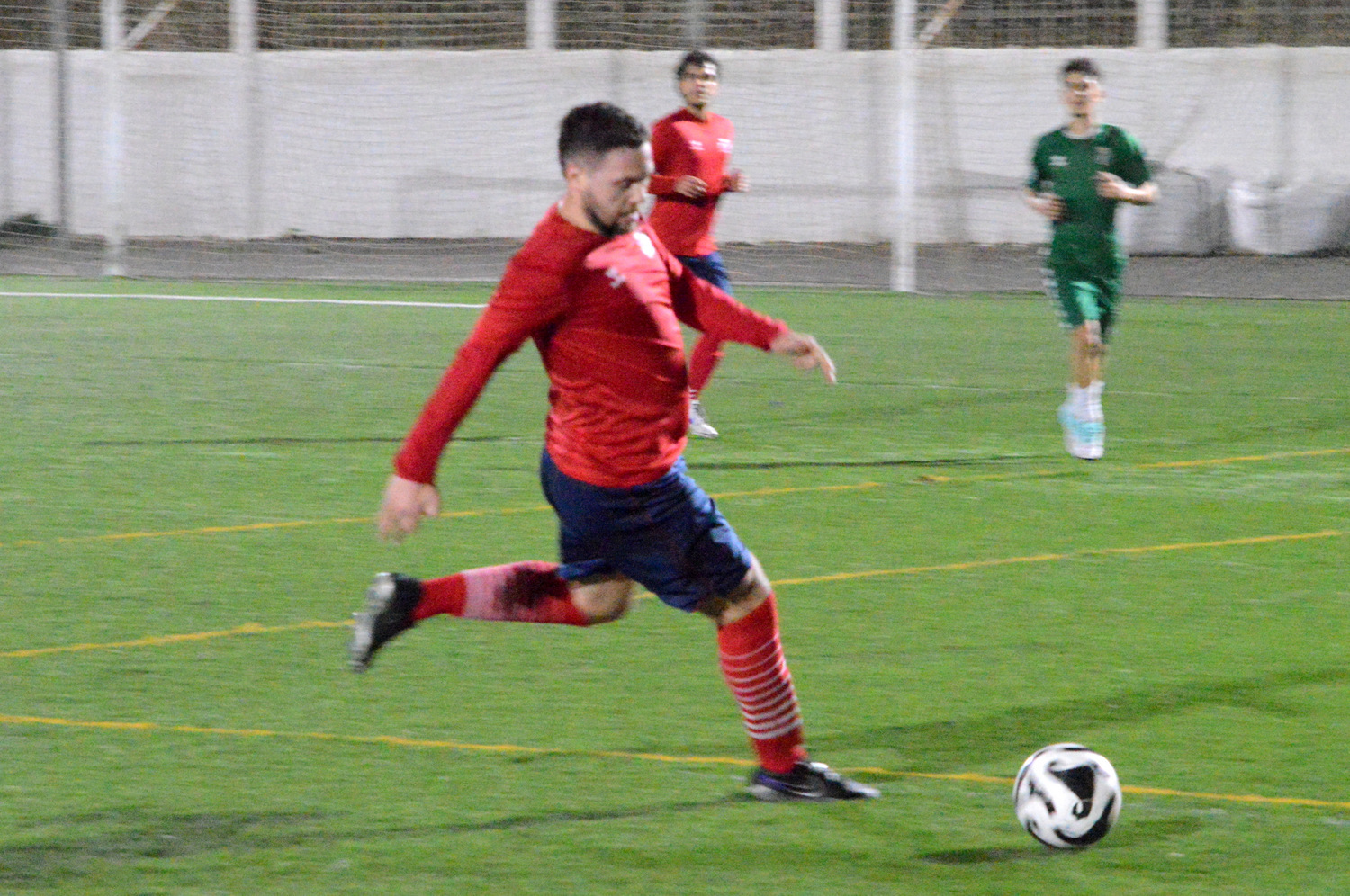 Imagen de archivo de un partido del CD Las Longueras (Foto: Juan Antonio Hernández)