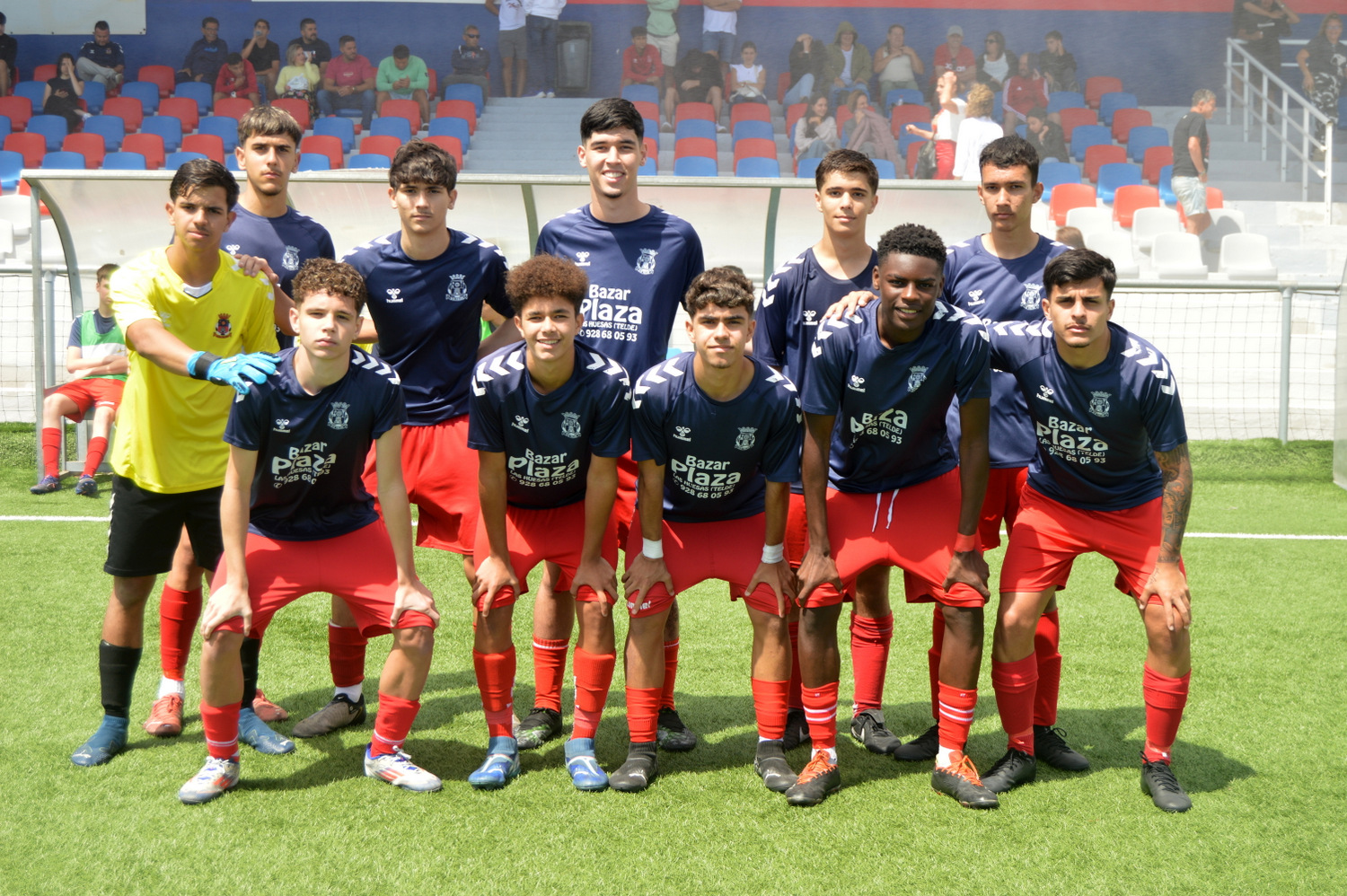 Formación del juvenil B de la UD Telde que terminó la temporada 2024-2025 (Foto: Juan Antonio Hernández)