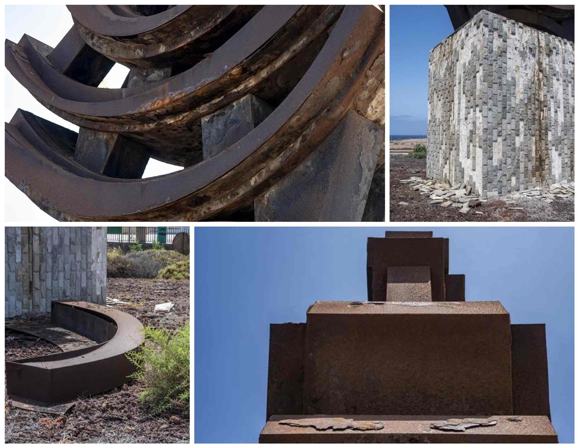 Estado de descomposición de la escultura/C7.