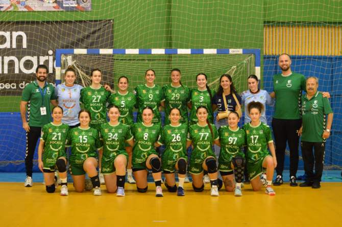 Formación del Rocasa Gran Canaria B la temporada pasada (Foto: Juan Antonio Hernández)