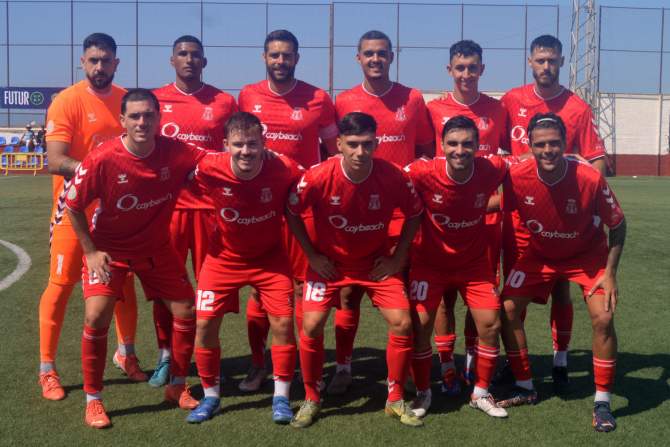 Formaci&oacute;n de la UD Telde (Foto: Juan Antonio Hern&aacute;ndez)