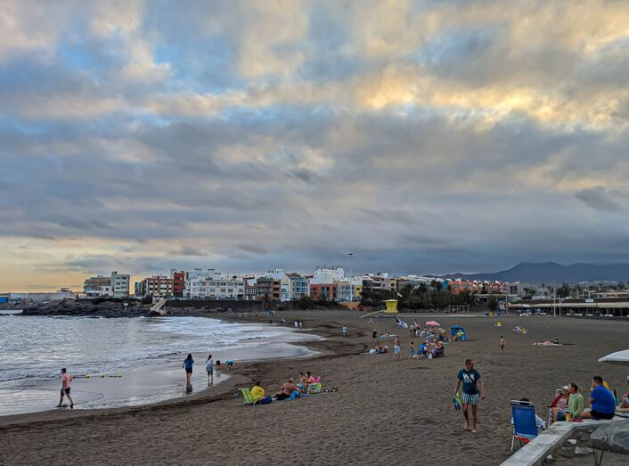 Playa de Melenara en estos días/Antonio Rico.