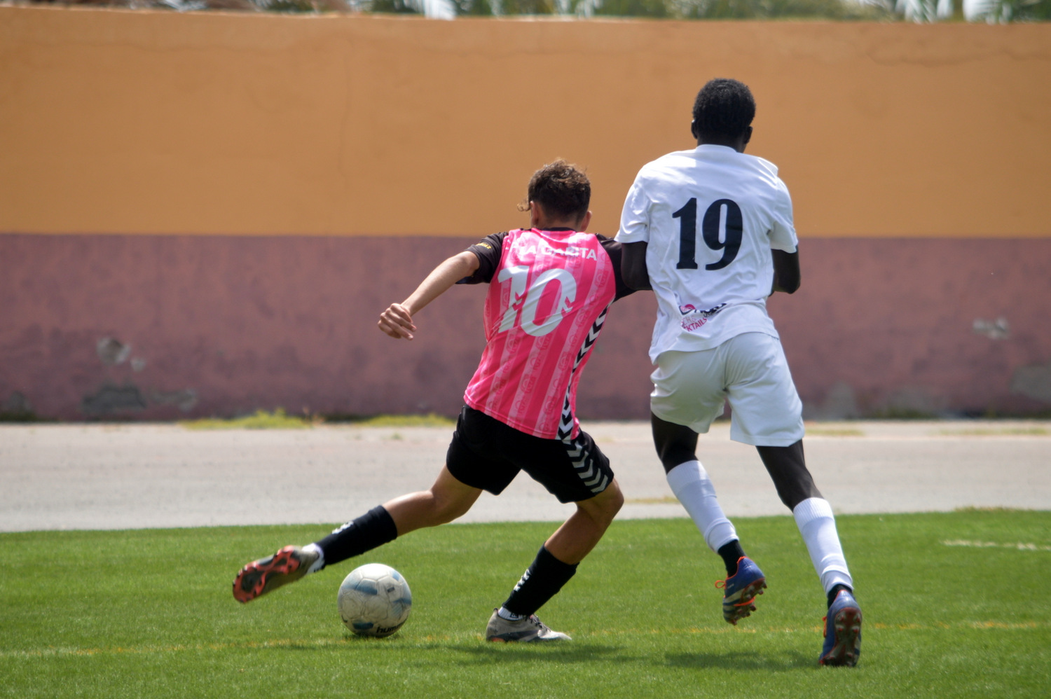 Imagen reciente de un jugador del CF La Garita