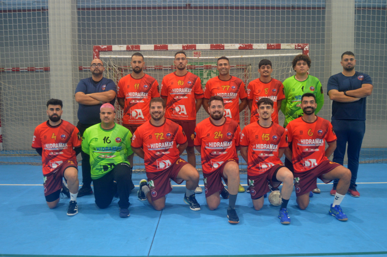 Formación del UB CIutel Ciudad de Telde (Foto: Juan Antonio Hernández)