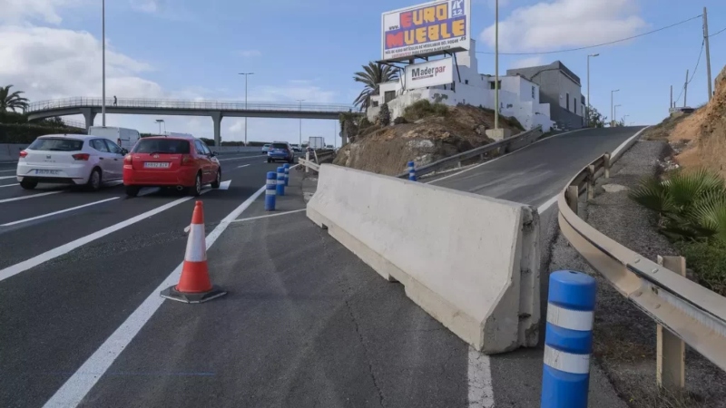 Tramo de entrada a La Pardilla cerrado a mediados de año (Foto: C7)