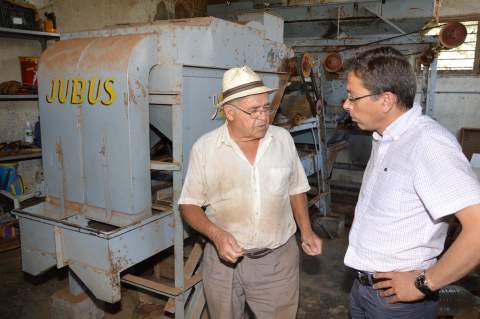 Antonio Pérez y el alcalde de Valsequillo / TA