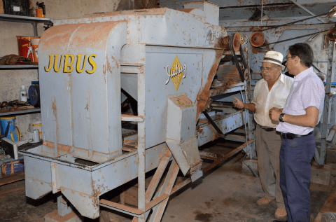 Antonio Pérez y el alcalde de Valsequillo / TA