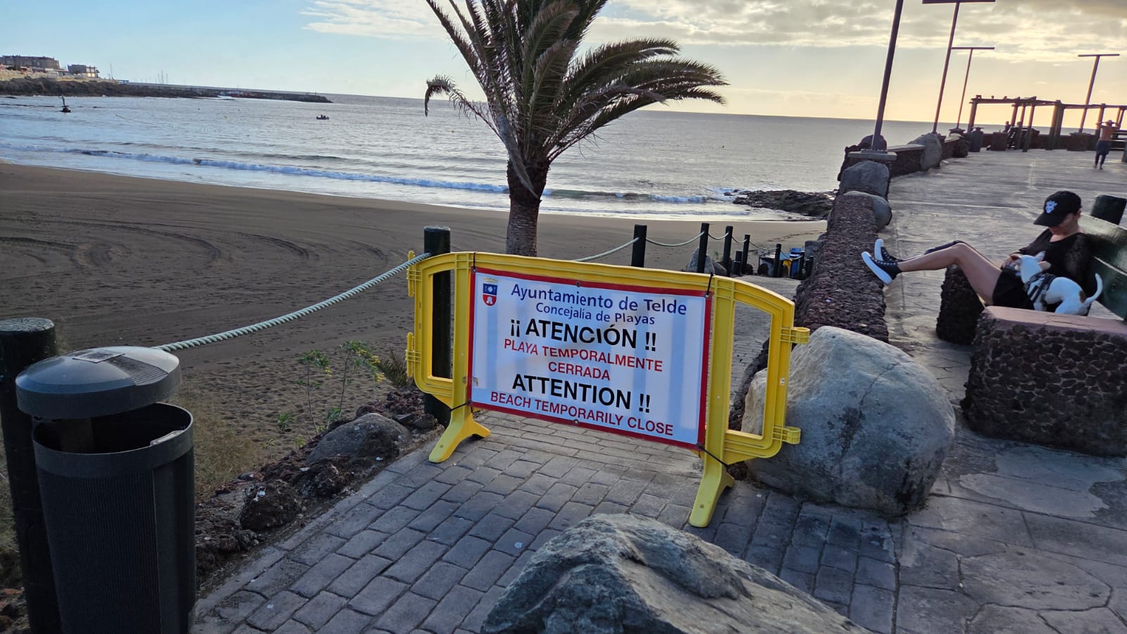 Telde mantiene cerradas sus cinco playas todo el fin de semana