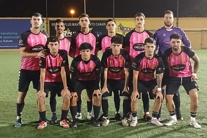 Formaci&oacute;n del CF La Garita (Foto: Juan Antonio Hern&aacute;ndez)