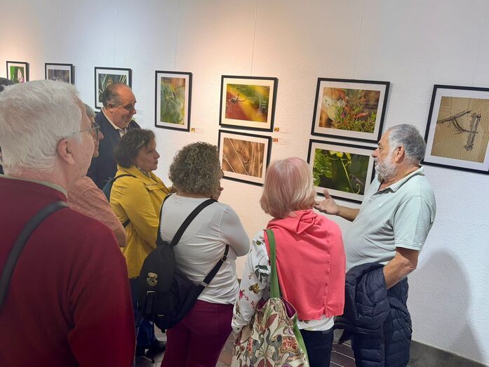 Momento del acto inaugural este viernes de la exposici&oacute;n/TA.