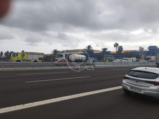 Imagen del incidente/Foto Juan C. Melián.