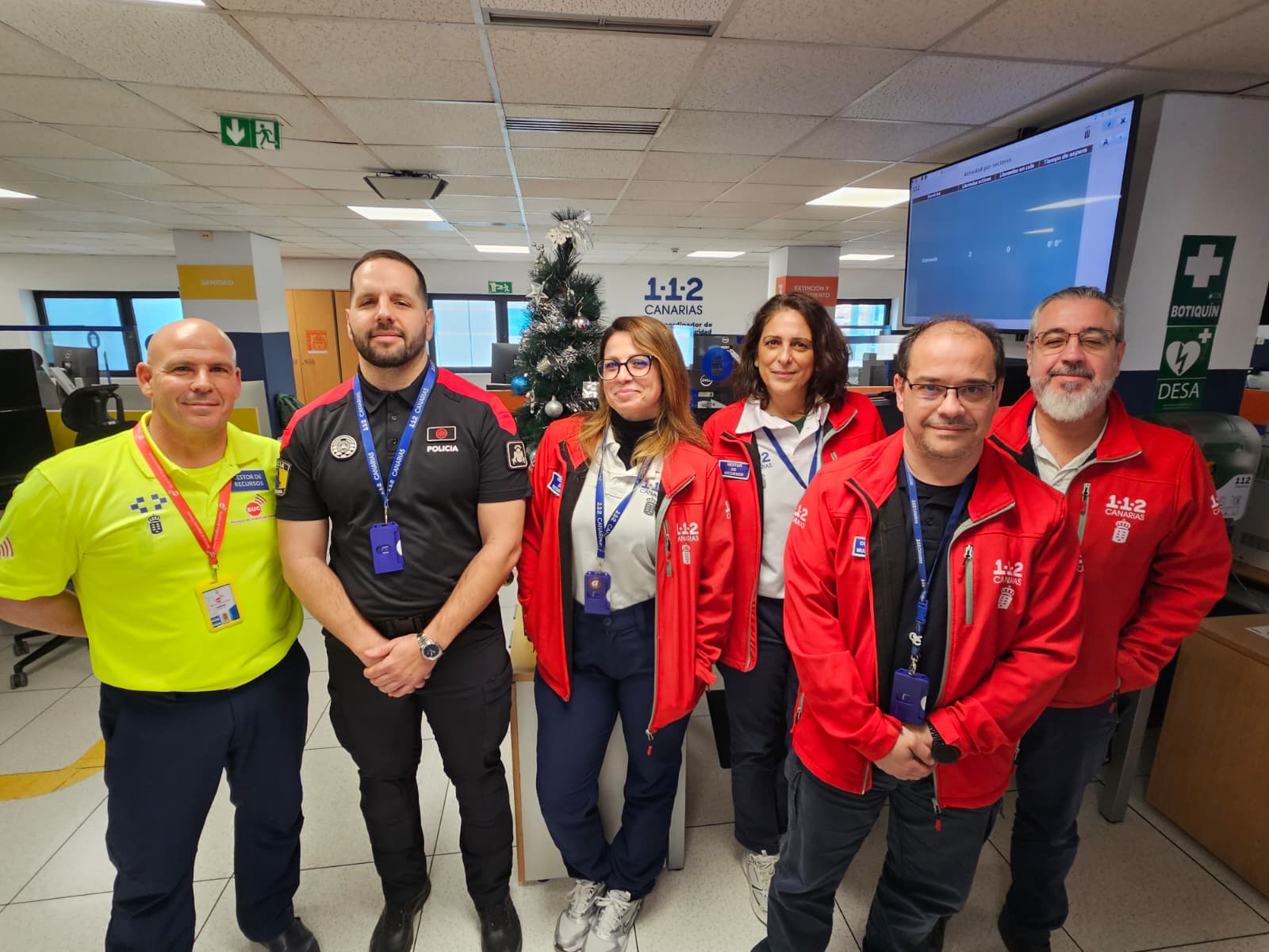 Sala Operativa del 112 en Gran Canaria/TA.