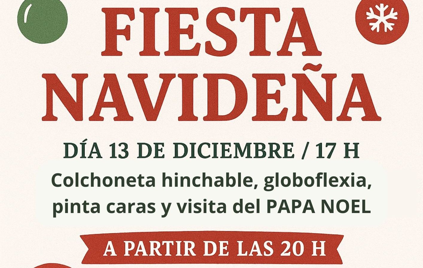 La Pardilla celebra el próximo sábado una gran fiesta navideña