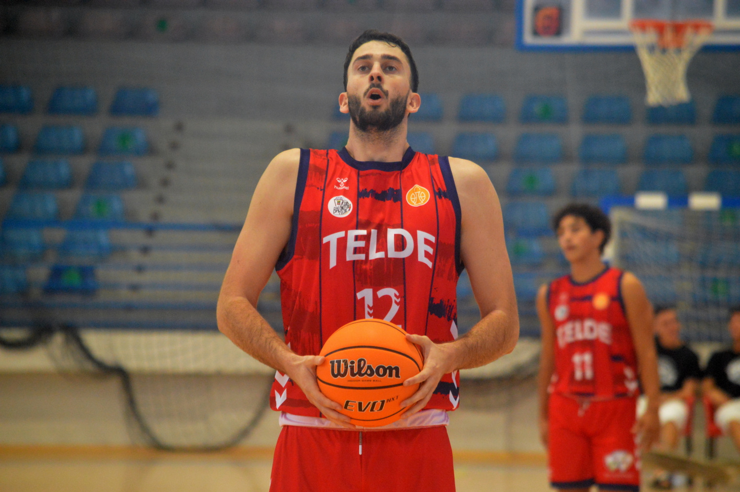 Alberto Vidal, jugador del Baloncesto Telde (Foto: Juan Antonio Hernández)