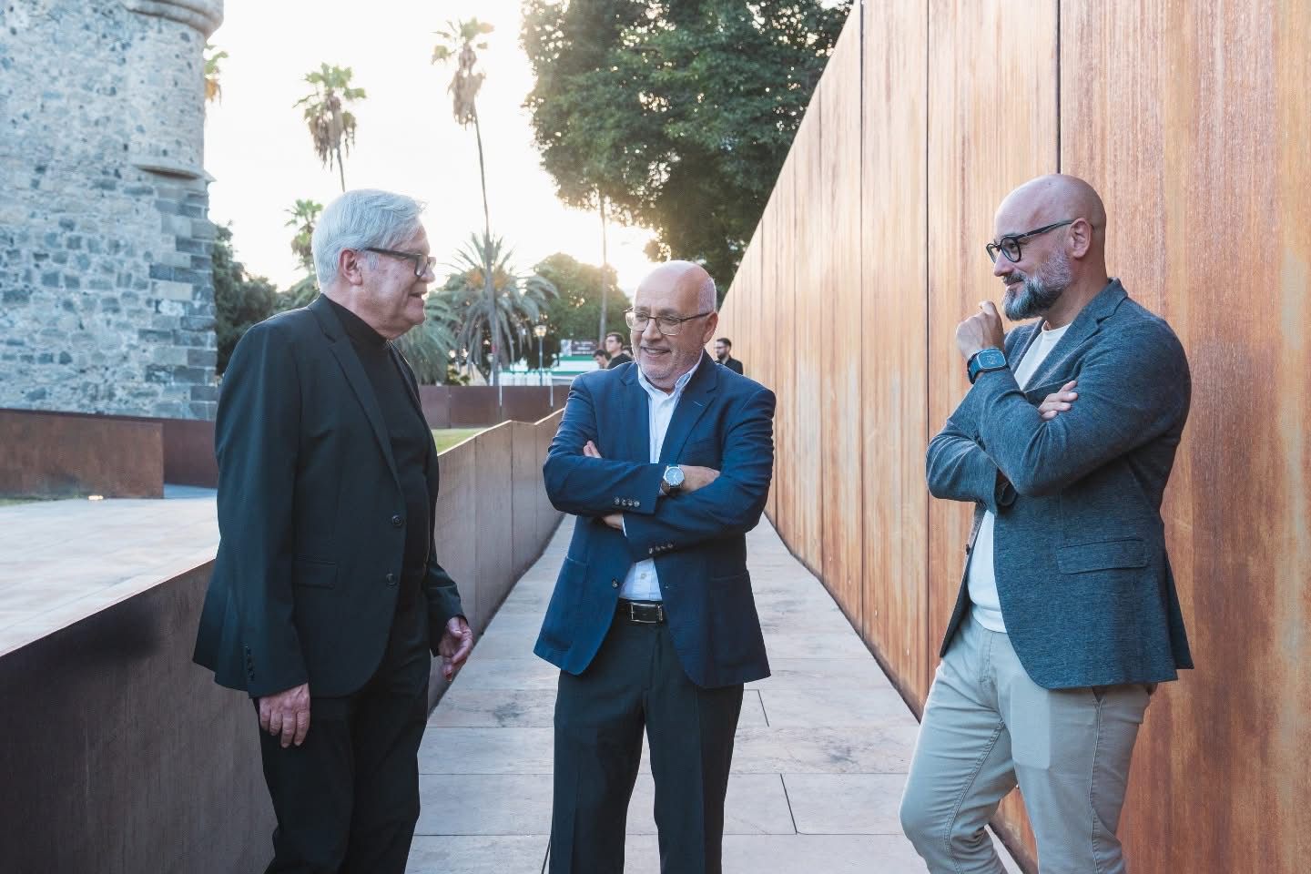 Juan Torres, Antonio Morales y Aridany Romero (Foto: Cabildo de Gran Canaria)