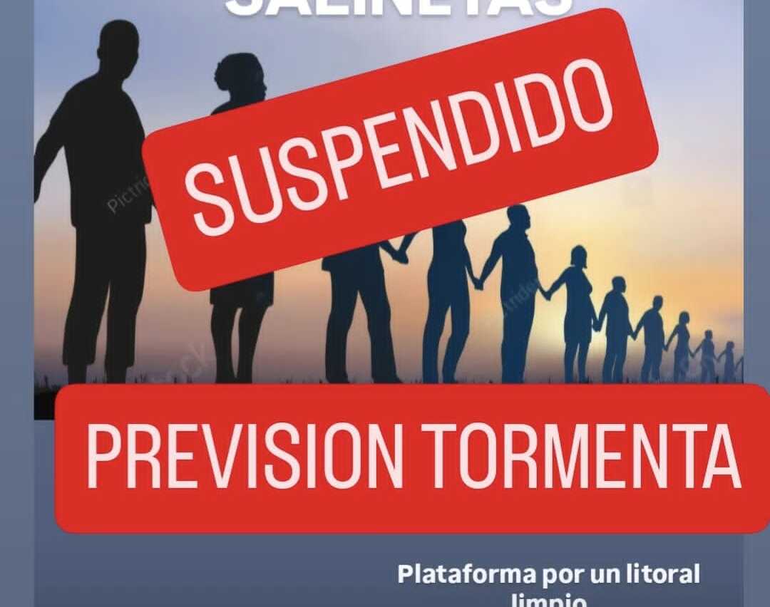 Suspenden la cadena humana contra las jaulas marinas en Salinetas